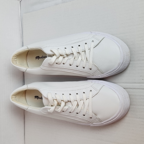 Madewell Sidewalk Low Top Sneakers White - Picture 2 of 12